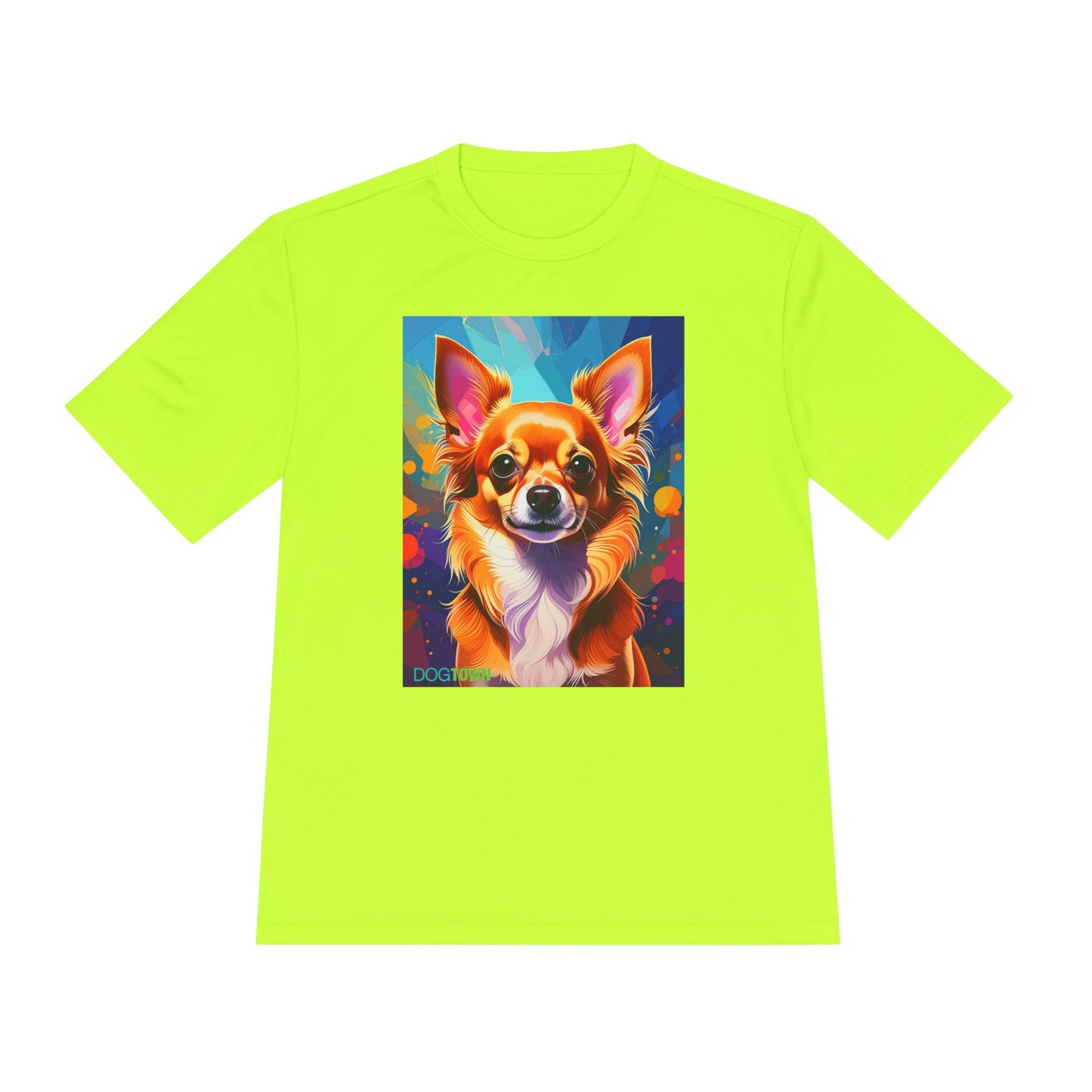 Pup Art Canvas Unisex Moisture Wicking Tee (Chihuahua)