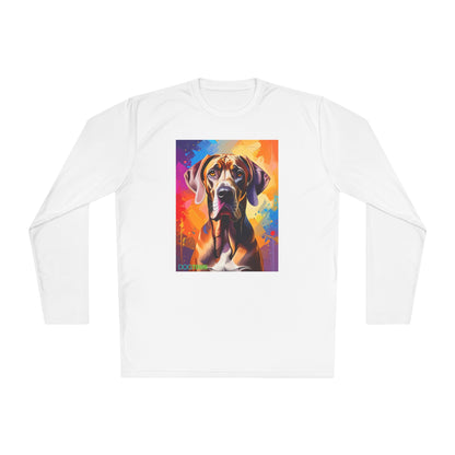 Pup Art Canvas Sport Long Sleeve Tee (Great Dane)