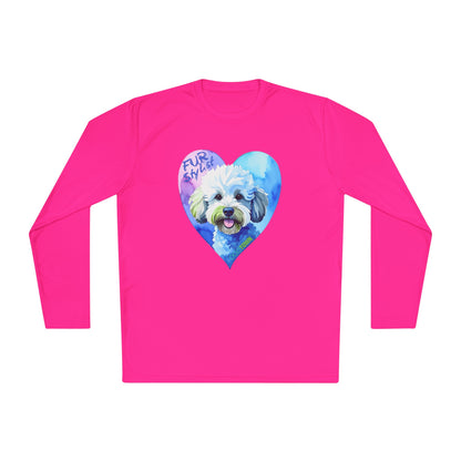 Dogtown Fur Stylist Groomer Long Sleeve Shirt (Doodle with Heart)
