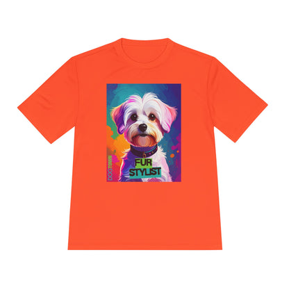 Dogtown Fur Stylist Groomer Shirt (Colorful with Havanese)