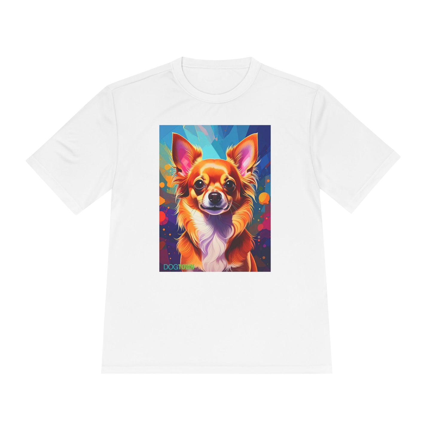 Pup Art Canvas Unisex Moisture Wicking Tee (Chihuahua)