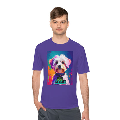 Dogtown Fur Stylist Groomer Shirt (Colorful with Havanese)