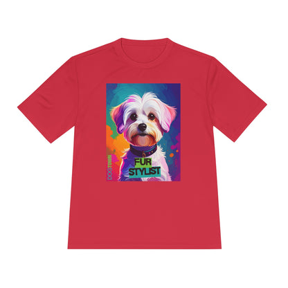 Dogtown Fur Stylist Groomer Shirt (Colorful with Havanese)