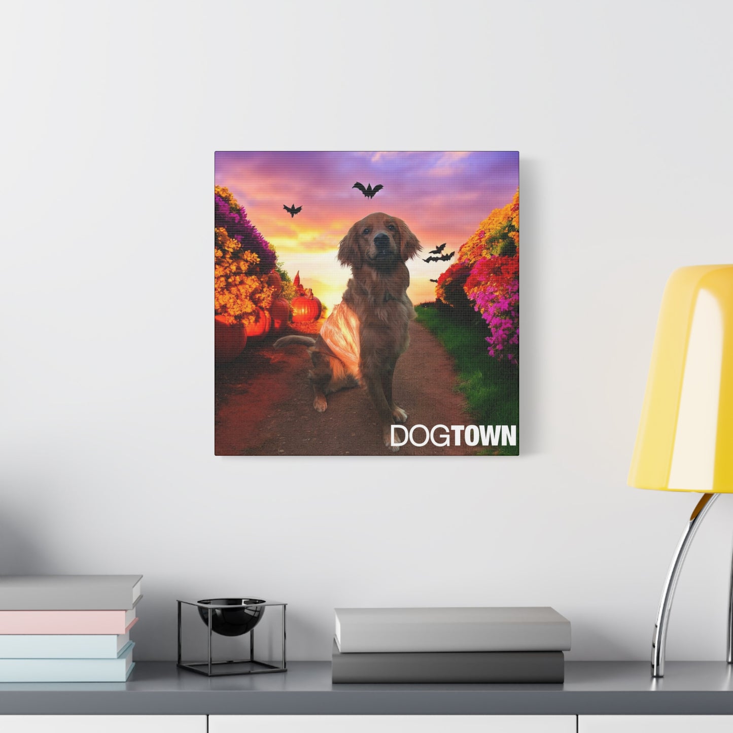 Louie - Halloween Canvas