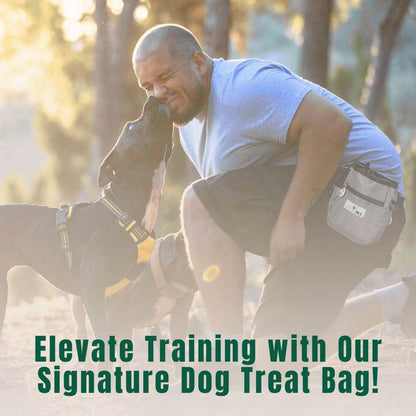 Dog Treat Pouch with 3 Rolls of Poop Bags