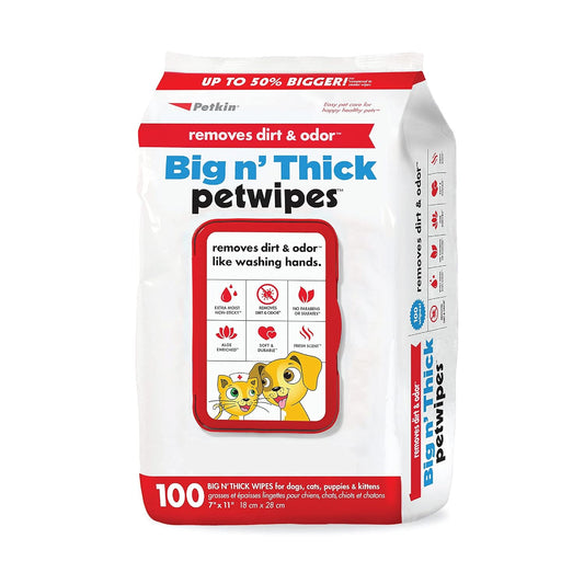 100 Large Wipes for Dogs