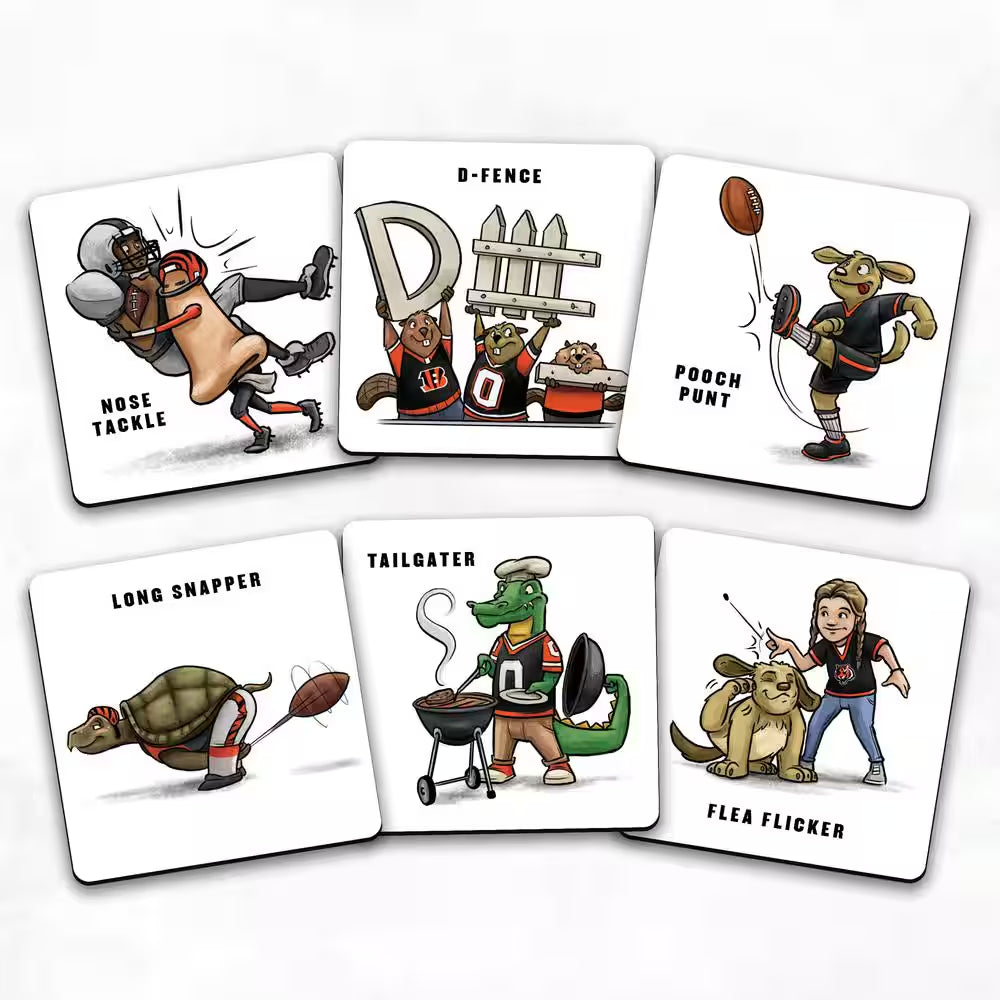 NFL Cincinnati Bengals Licensed Memory Match Game