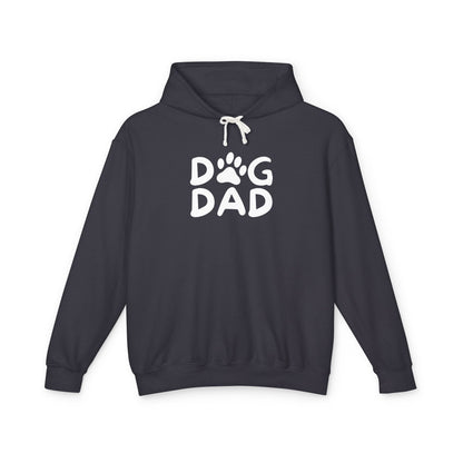 Dog Dad Lightweight Hoodie - Perfect Gift for Dog Lovers, Pet Owners, Fathers, Birthdays, Father's Day, Casual Wear