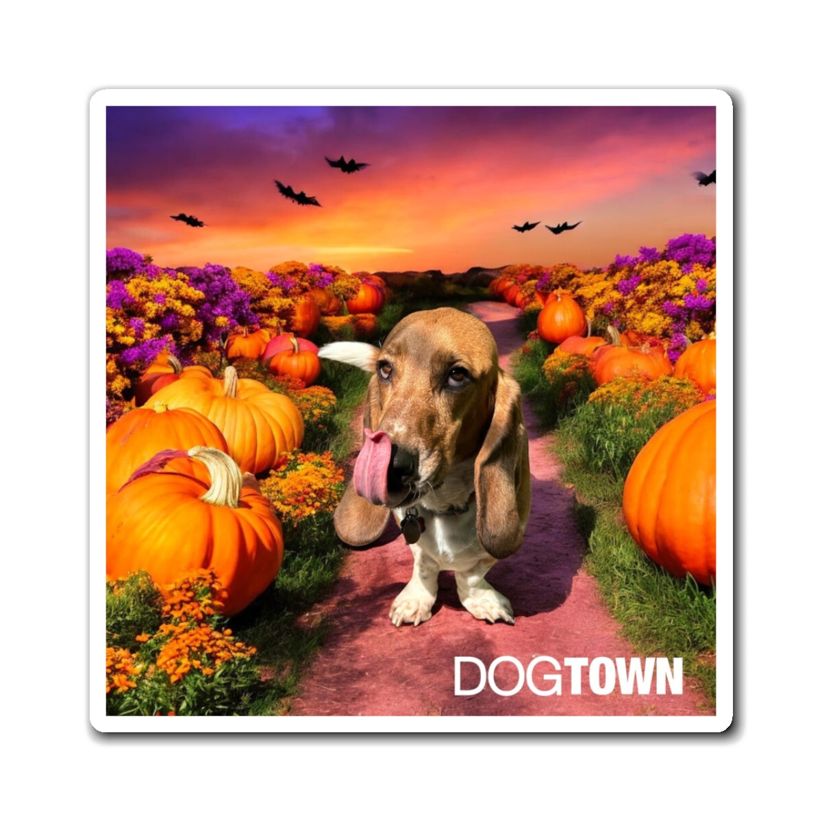Austin - 3x3 Halloween Magnet