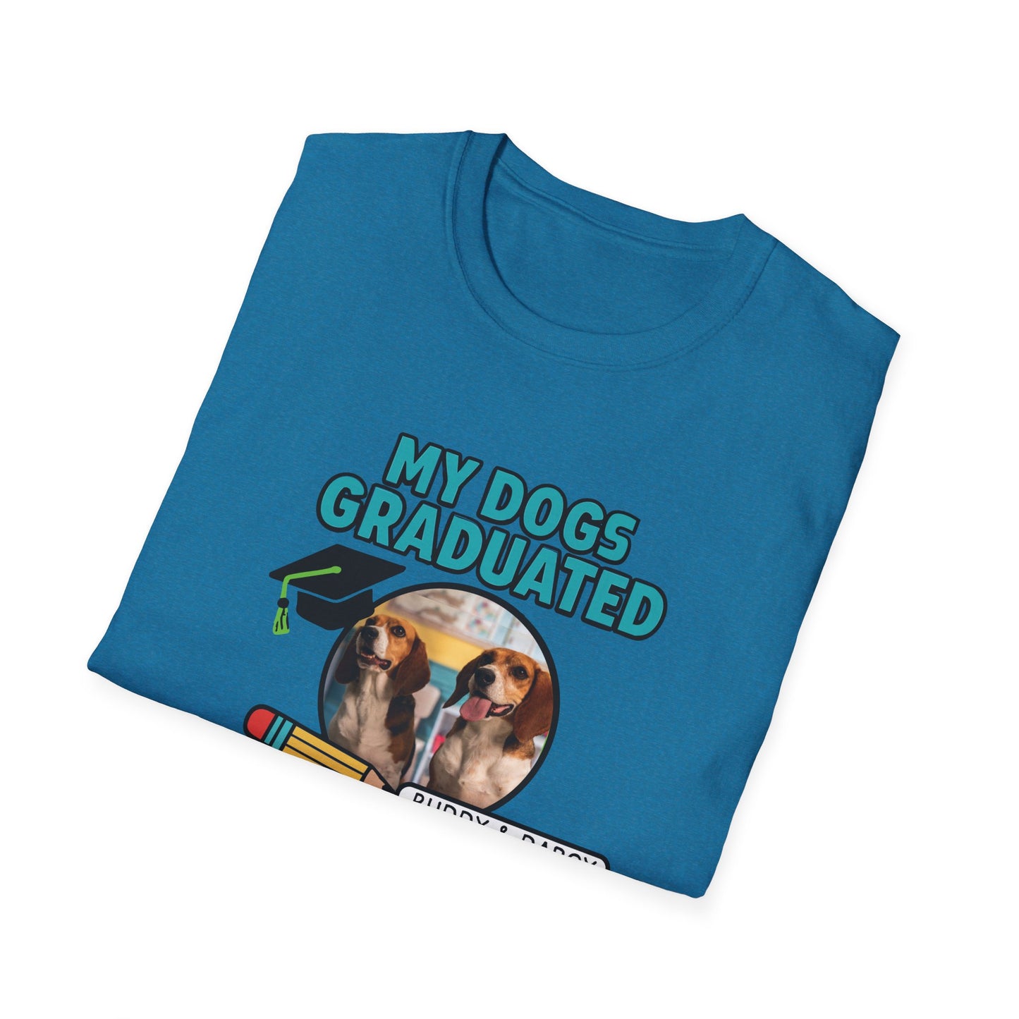 Bark to School 2025 - Unisex T-Shirt (Buddy & Darcy)
