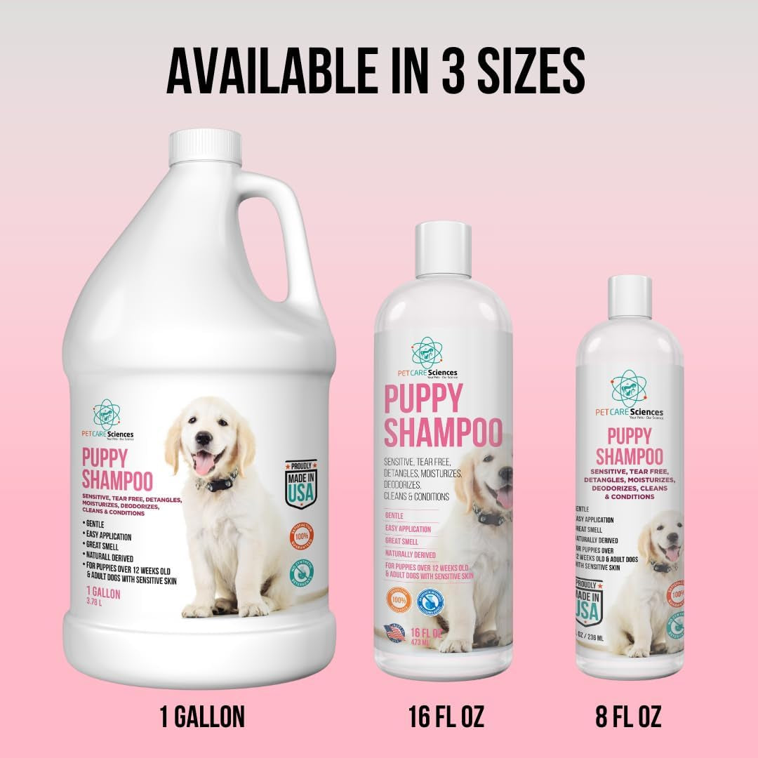1 Gallon Tearless Puppy Shampoo and Conditioner - Groomers Choice - Made in the USA