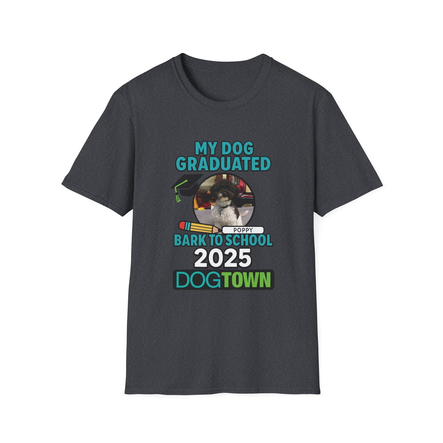Bark to School 2025 - Unisex T-Shirt (Poppy)