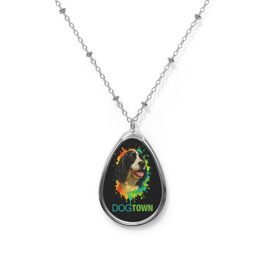 Dogtown Oval Necklace - Brittney Spaniel