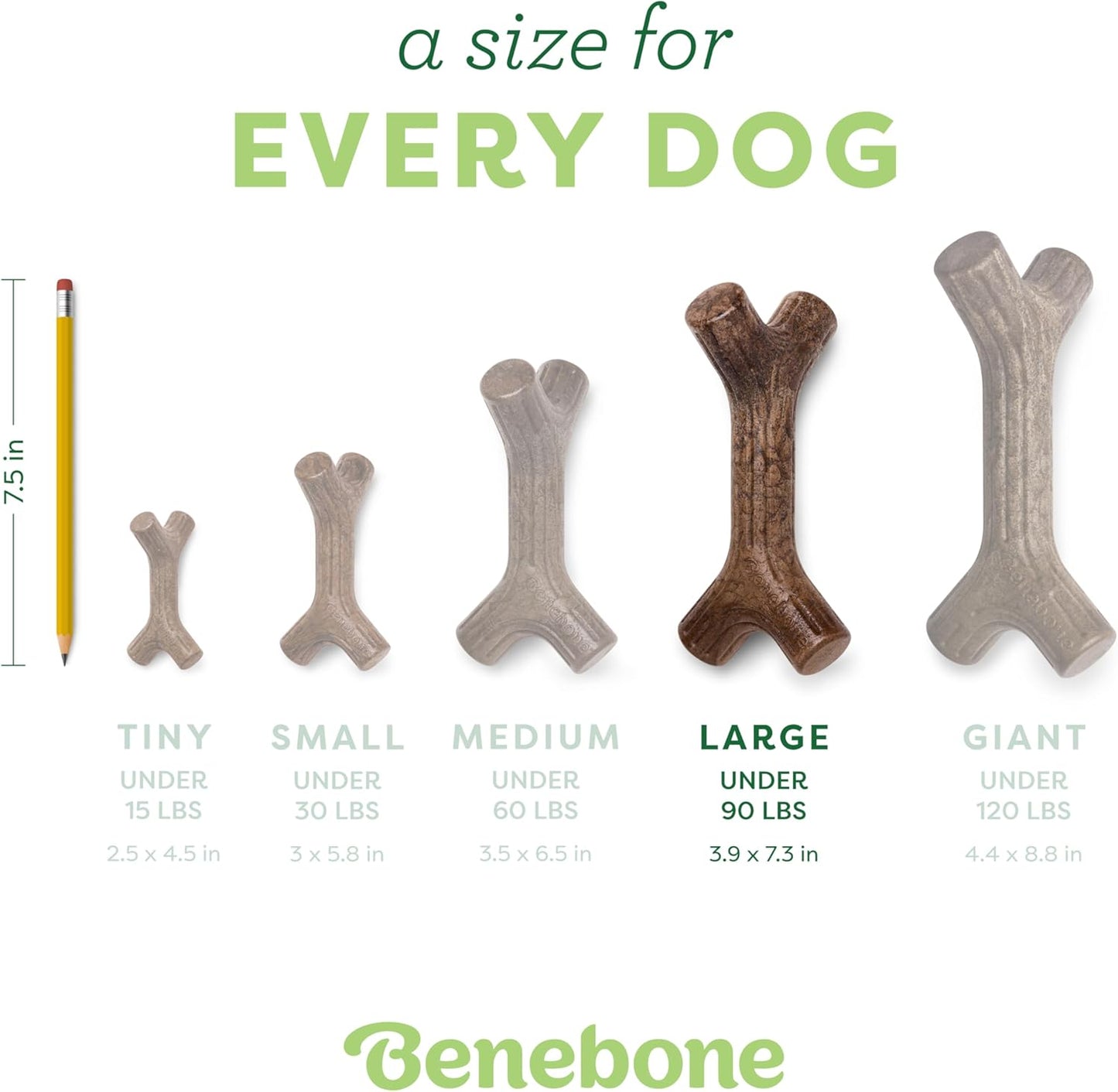 Maplestick Durable Dog Chew Toy, Made in USA