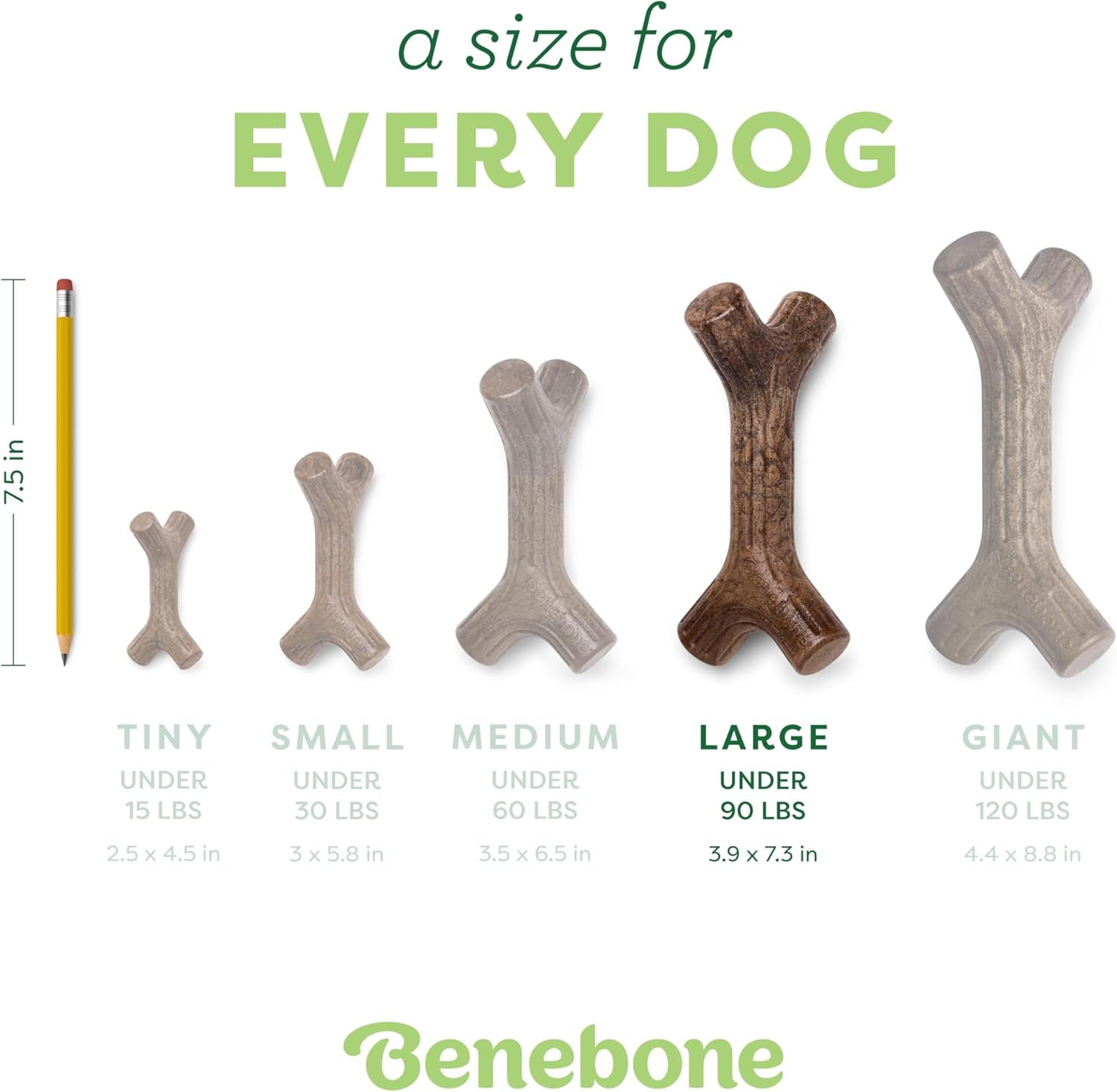 Maplestick Durable Dog Chew Toy, Made in USA