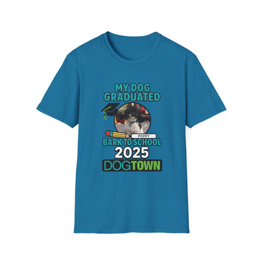 Bark to School 2025 - Unisex T-Shirt (Poppy)