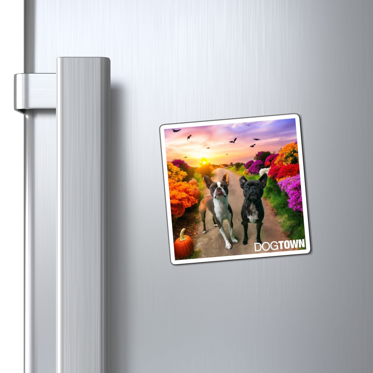 Duke & Ellie - 3x3 Halloween Magnet