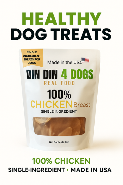 Chicken Treats Dog Treats, 5 Ounce Bag, Single Ingredient, High Protein
