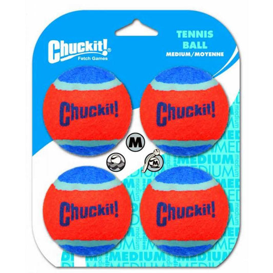 Chuckit! Tennis Ball Toy For Dogs - Medium 2.5" (6cm) Diameter, Pack