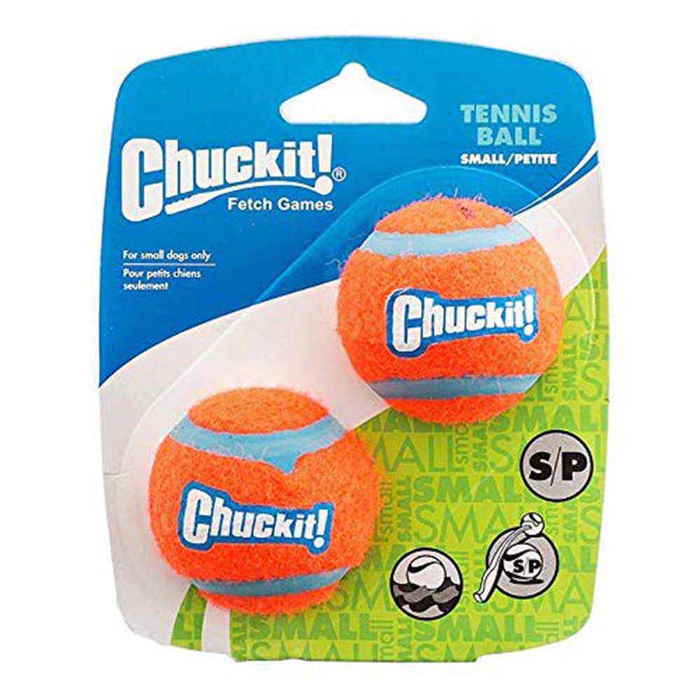 Chuckit! Tennis Ball Toy For Dogs - Medium 2.5" (6cm) Diameter, Pack