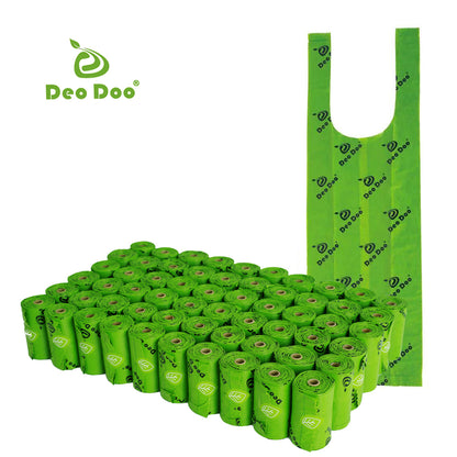 Deodoo Biodegradable Dog Poop Bags Bulk Biobase Scented Poo Bag