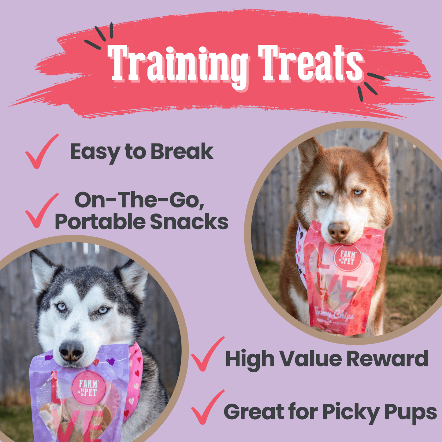 Puppy Love Dog Treat Duo | Poultry Chip Variety Pack