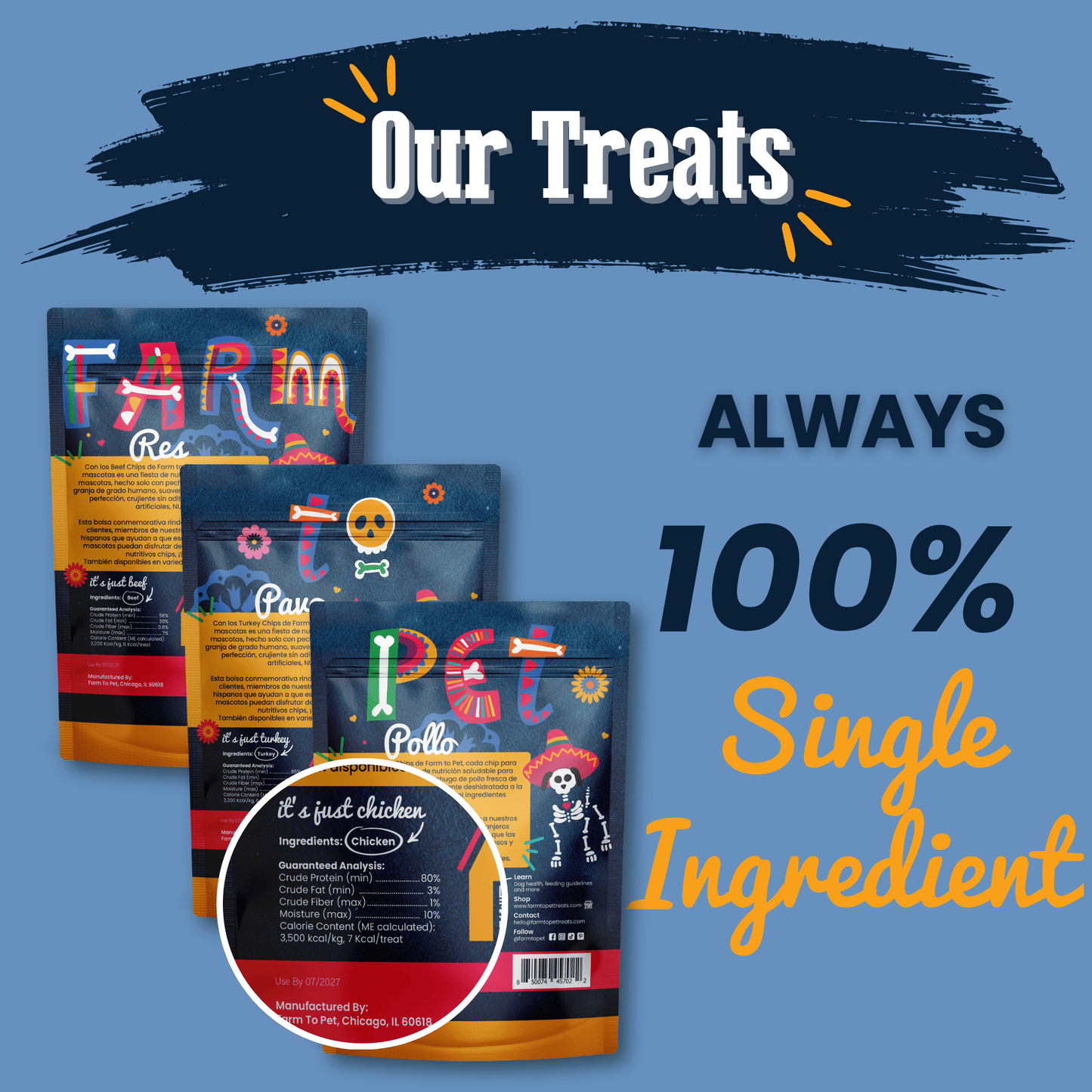 Premios Para Perros Fiesta Pack | Dog Treat Variety Bundle