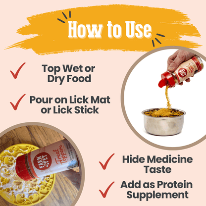 Treat Topper Turkey Dog Food Topper | Healthy Meal Supplement for Dogs