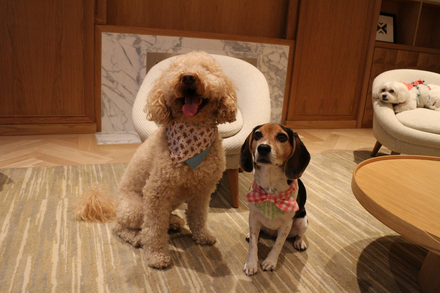 Gingerbread Man Joy Handmade Bandana