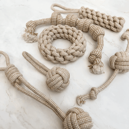 Natural Hemp Rope Dog Toys – by Furry Tails