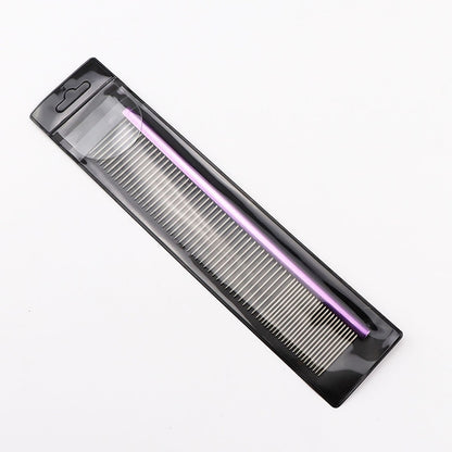 Light Aluminum Pet Comb 6 Colors Optional Professional Dog Grooming