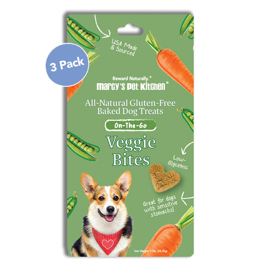 Marcy's Pet Kitchen® - 'On-The-Go' All-Natural, Vegan Veggie Biscuit 1 oz Healthy Dog Treats
