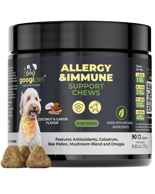 Allergy & Immune Support Chews for Dogs (Coconut & Carob Flavor)