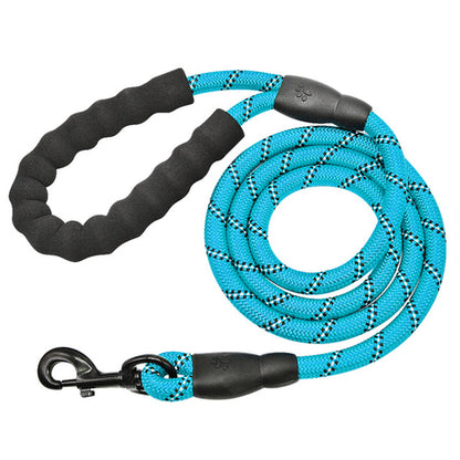 Reflective Large Dog Leash Nylon Rope Pet Running