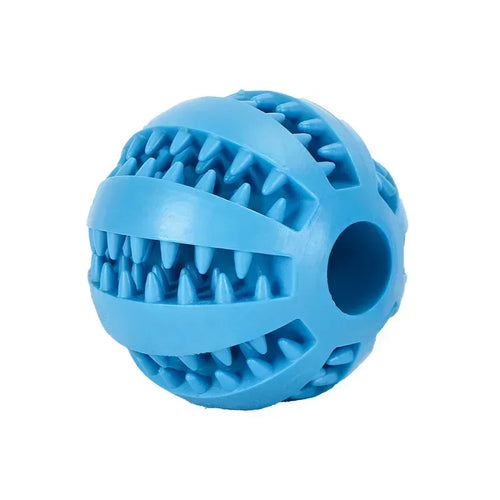 Durable Elastic Chew Ball for Dogs - Interactive Dental Toy Soft