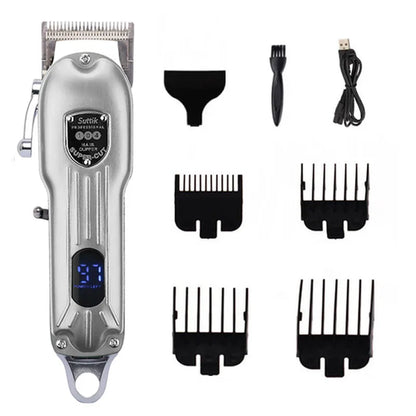 Professional Dog Hair Clipper All Metal Rechargeable Pet Trimmer Cat