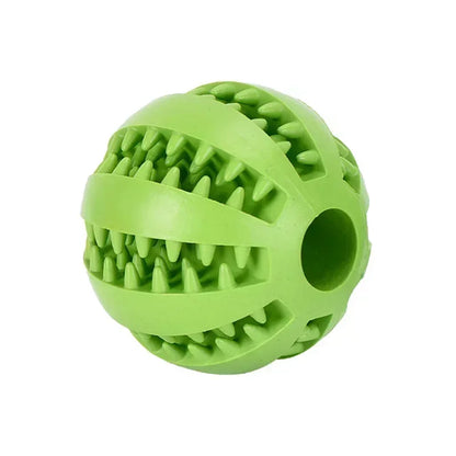 Durable Elastic Chew Ball for Dogs - Interactive Dental Toy Soft