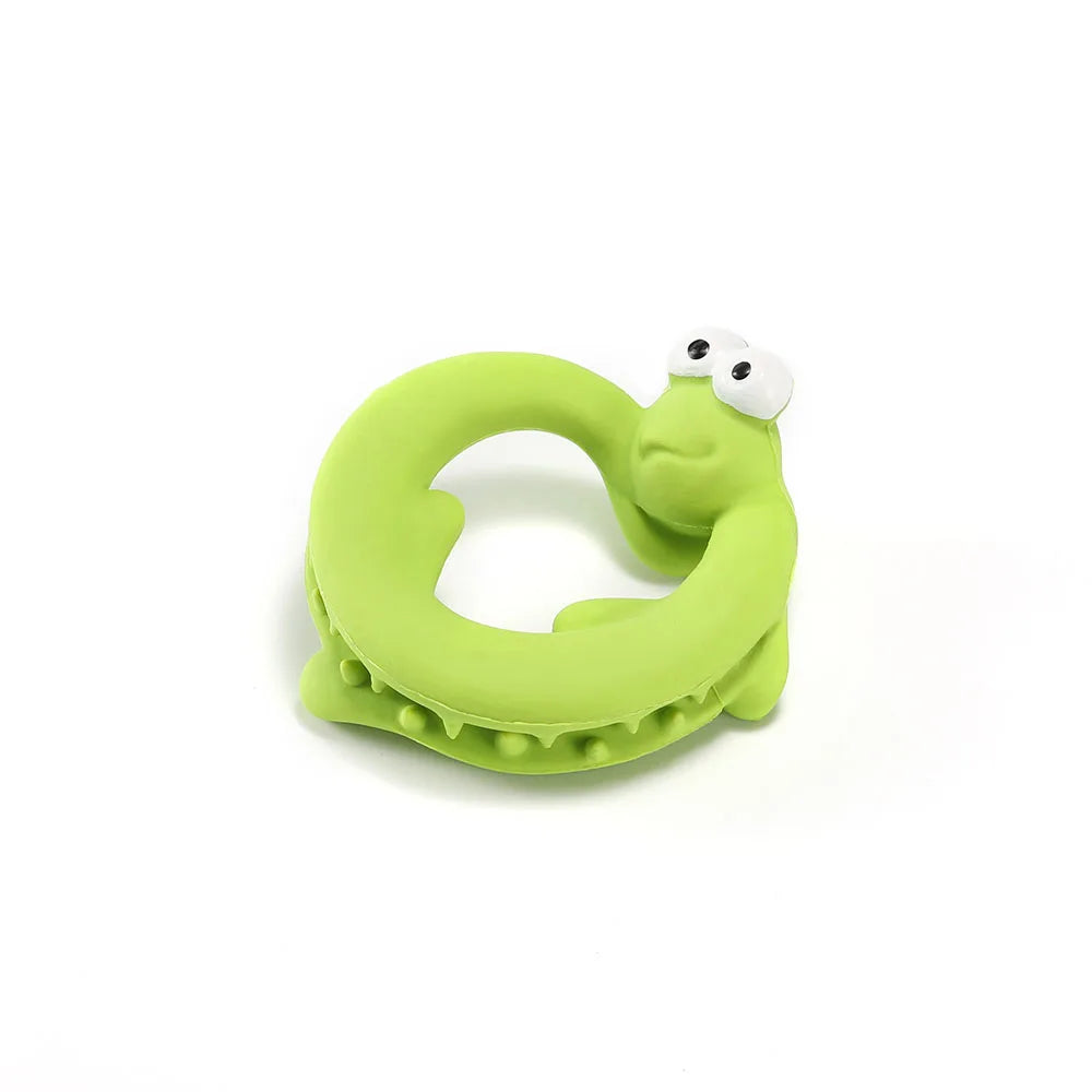 Dog Chew Toy & Slow Feeder - Dental Care Teething Toy, Food Dispensing