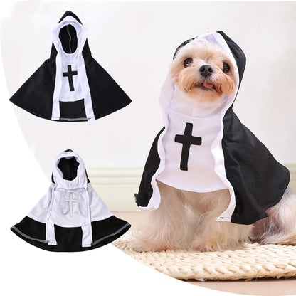 Halloween Dog Nun Costume