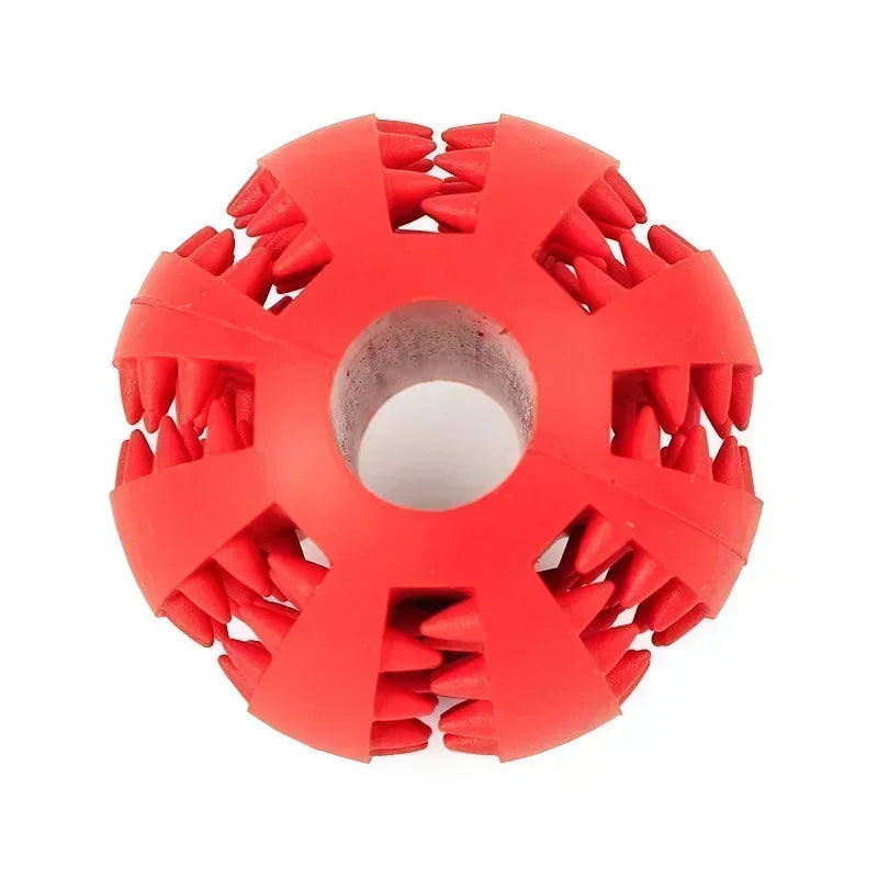 Durable Elastic Chew Ball for Dogs - Interactive Dental Toy Soft