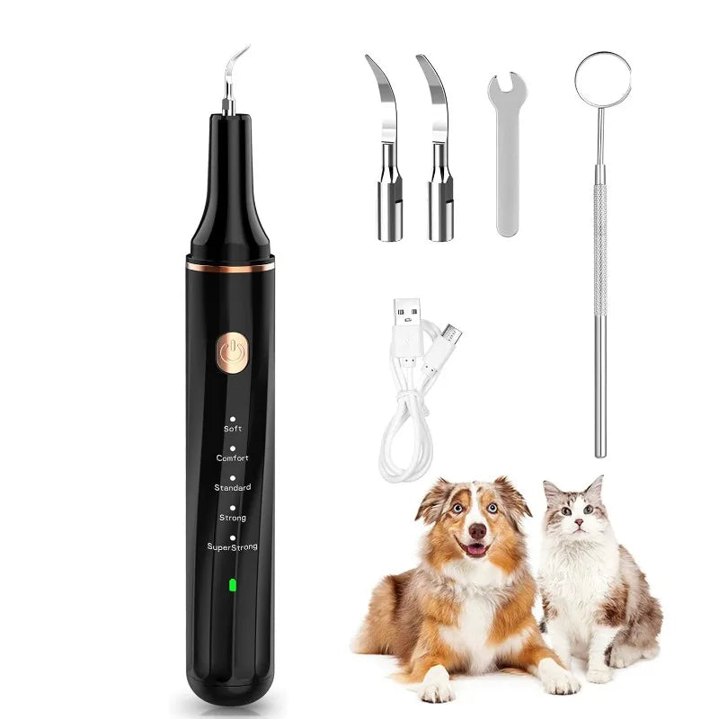 Ultrasonic Portable Electric Dog Toothbrush Professional Plaque