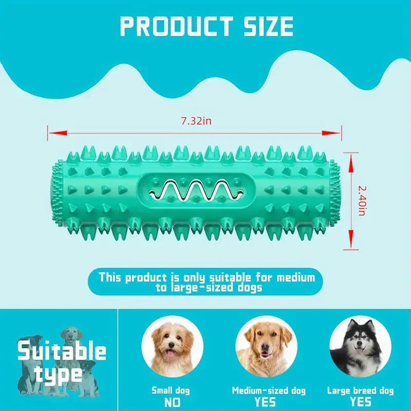 Vet-Approved Dental Chew Stick - 3-in-1 Cooling Toothbrush Toy for