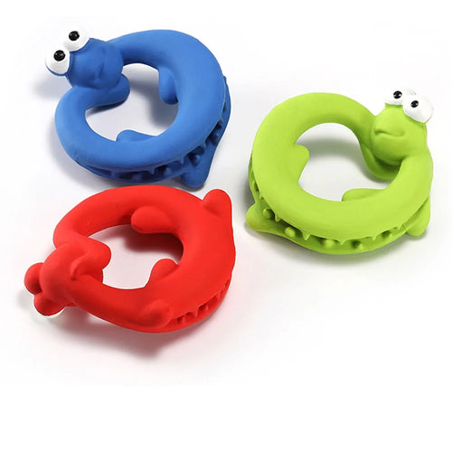 Dog Chew Toy & Slow Feeder - Dental Care Teething Toy, Food Dispensing
