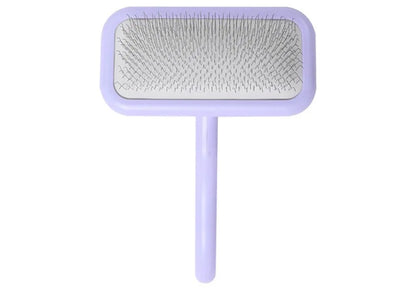 Professional Pet Grooming Brush Dual Tone Handle Dense with Metal Teeth