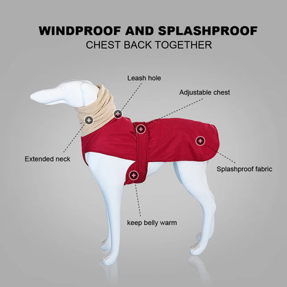 Super Warm Thick Waterproof Dog Coat