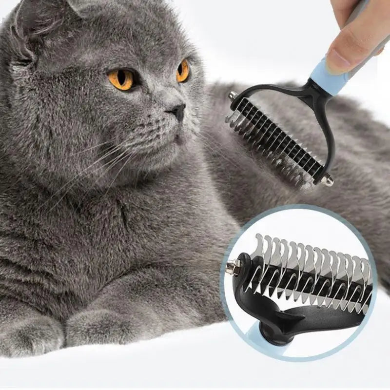 Professional Dog or Cat Hair Removal Comb Brush for Shedding