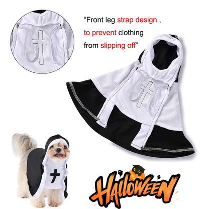 Halloween Dog Nun Costume