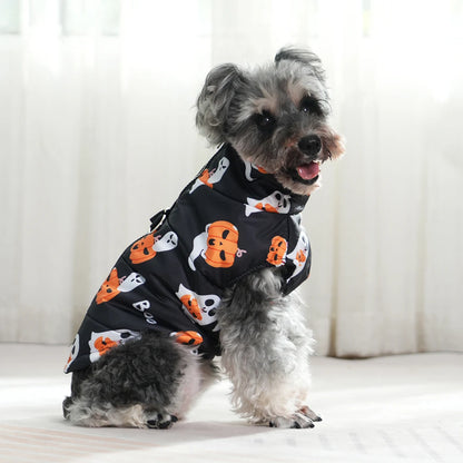 Halloween Dog  Autumn Winter Warm Jacket