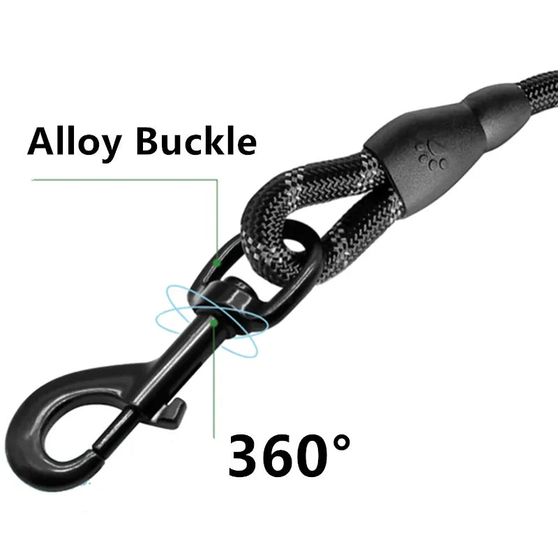 Dog Leash Short Leashes for Large Dog Walking Reflective Dogs Leash