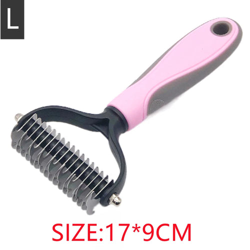 Professional Dog or Cat Hair Removal Comb Brush for Shedding